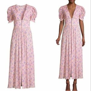 LOVESHACKFANCY
Stacy Floral Short-Sleeve Duster Dress